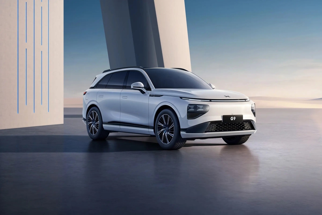 Orta Büyük Xiaopeng Elektrikli Araba 5 Kapılı 5 Koltuklu Xpeng G9 Saf Elektrikli SUV