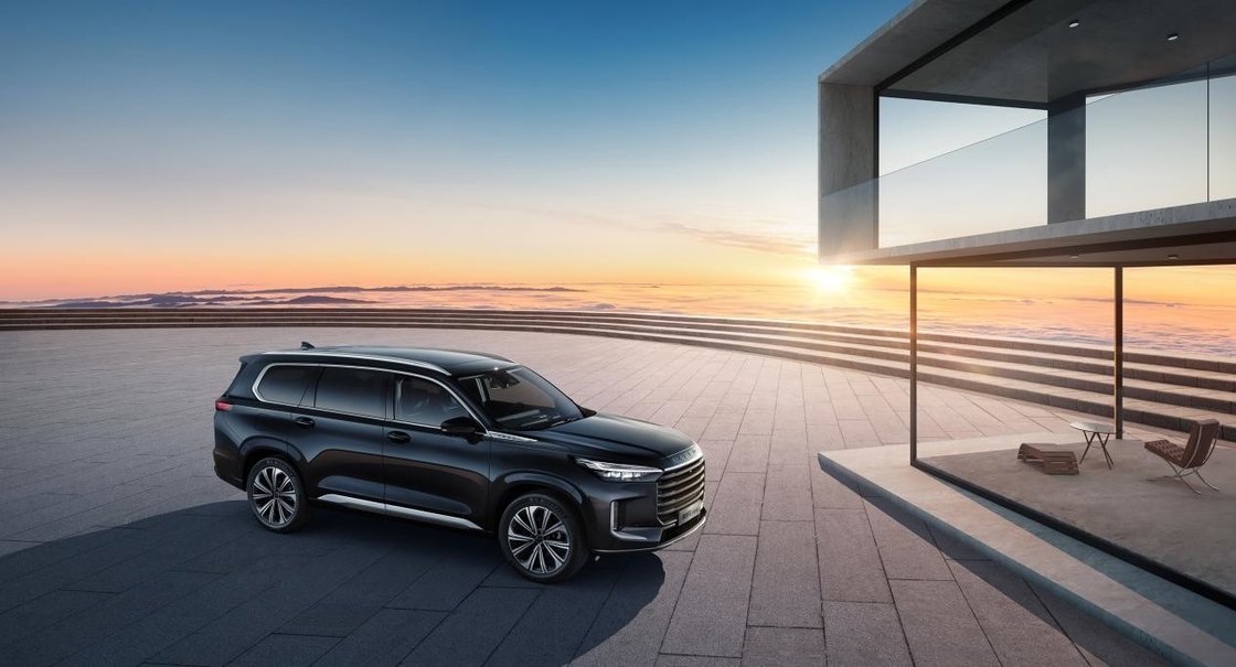 5 Koltuk kapasitesi Chery benzinli araba lüks SUV EXEED VX 6.5L / 100km yakıt verimliliği