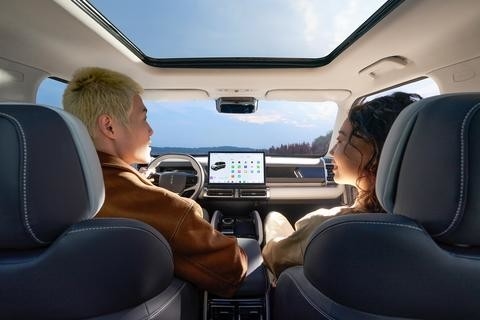 150km/h sol direksiyon Chery elektrikli araba iCAR 03 Rahat sürüş deneyimi ile