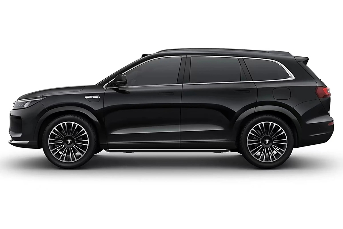AITO M7 Yeni Model Yeni Enerji Aracı 5 kapılı 6 kişilik SUV Çift Motorlu Dört Tekerlekli Çinli Ev Arabaları