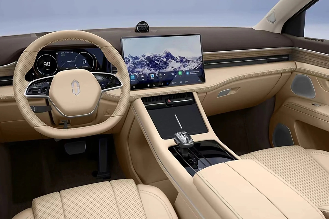 2024 Aito Wenjie M7 saf elektrikli otomobil Lüks SUV araç 1.5T uzun menzilli AITO M5 M7 M9 stokta