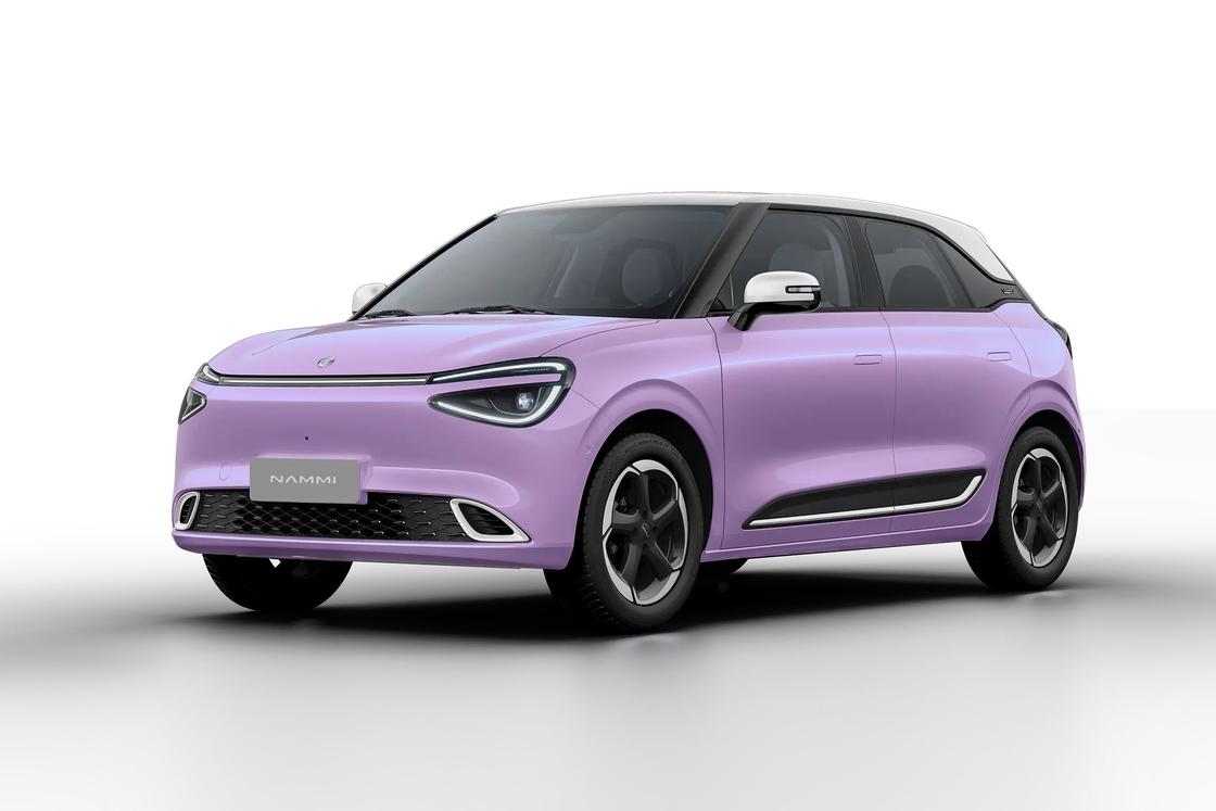 Otomatik 4 koltuklu Dongfeng Nami Kutusu yeni enerji aracı 4 tekerlekli elektrikli araba yetişkin araçları Çin'de üretilen Ev araba yüksek hız 100km/h