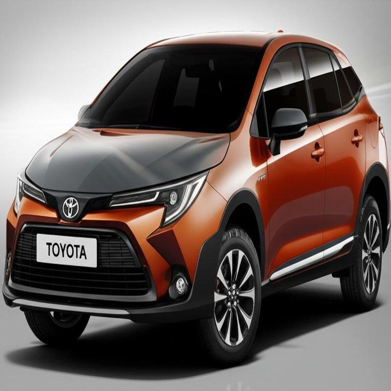 Çok Renkli Toyota Araba, 1000-1600CC Motor Hacmi ve 50-80L Yakıt Tankı Kapasitesi